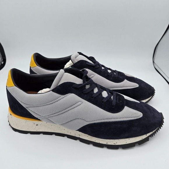 Koi Retro Running Sneakers, Suede and Mesh, Comfortable Everyday Shoes - Picture 1 of 7